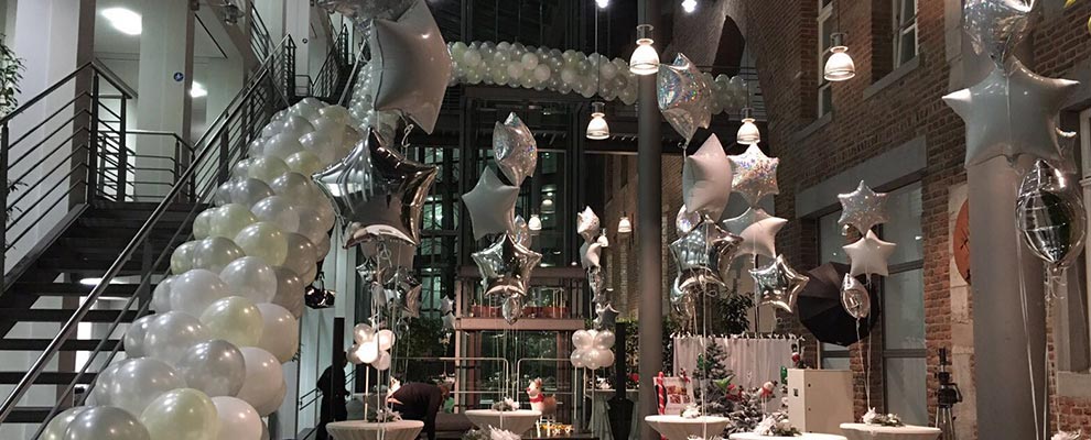 Ballon-Deko für eine Firmenfeier